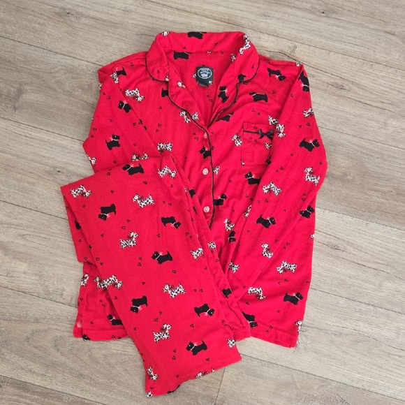 Laura Ashley Other - Laura Ashley Scottie/Westie Terrier Pajama Set